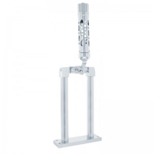 Chrome 11" Air Horn Valve With "Austin" Gun Cylinder Grip