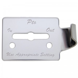 Stainless Steel Peterbilt 359 Pto Switch Guard 2 Screws