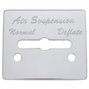 Stainless Steel Peterbilt 359 Air Suspension Plate/2 Screws