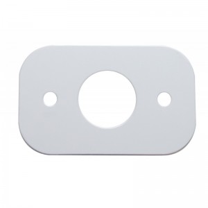 (Skpk) Stainless Steel Peterbilt Cigarette Light Trim - Plain