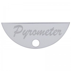 Stainless Steel Peterbilt Gauge Emblem - Digital Pyrometer