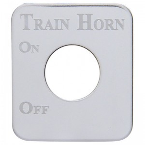 Stainless Steel Kenworth Switch Plate - Train Horn