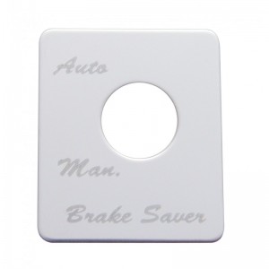 Stainless Steel Peterbilt Switch Plate - Brake Saver