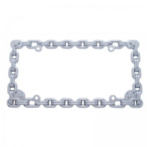 *Closeout* Chrome Double Chain License Frame