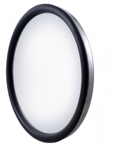 Stainless 8 1/2" Convex Mirror - 320R - Offset Stud