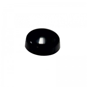 Black Plastic Snap-On Cap - Size 10/12 Screw