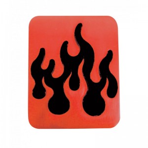Anodized Red Aluminum Peterbilt Replacement Flame Pedal - Clutch