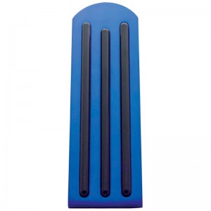 Anodized Blue Aluminum Peterbilt Replacement Pedal - Brake