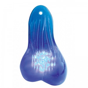 8" Large Plastic Balls W/ 13 Led 2 1/2" Marker Light - Blue