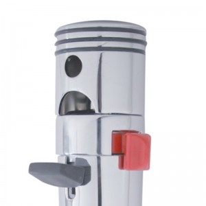 Chrome Piston Gearshift Knob With Mounting Adaptor