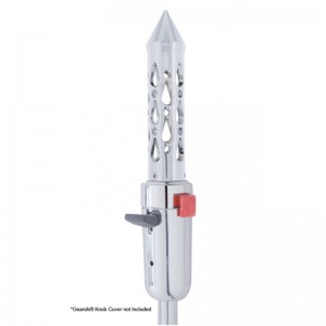 Chrome "Brooklyn" Spike Gearshift Knob With Mounting Adaptor - Vertical