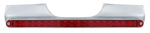 Motorcycle Rear Turn Signal Bar With 19 Red Led Light Bar - Red