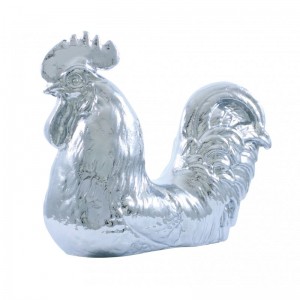 Chrome Hood Ornament - Rooster