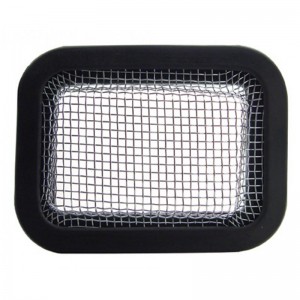 (Skpk) Rubber Kenworth Rock Guide W/ Chrome Mesh