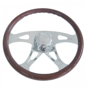 Internation 18" Chrome "Boss" Steering Wheel