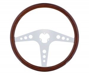 18" Chrome Steering Wheel - 3 Spoke "Gt"