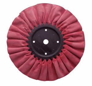 10" Red Tough/Hard Buffing Pad - 16 5/8 Ply. & 1/2" Arbor