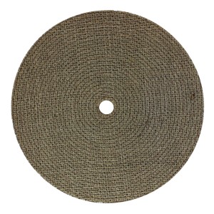 14" Blue Sisal Buffing 1 1/8" Arbor 1/4" Sewn