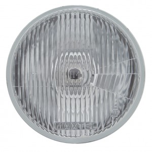 7" Round Headlight (High & Low Beam) - Replaceable H4 Bulb