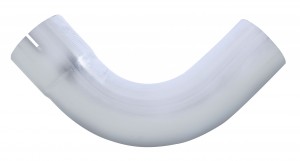 Aluminum 90 Angled Expended Elbow, 4" I.Dia., 4" O.Dia. - 12" X 12" Diameter