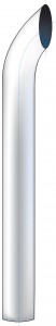 Curved Exhaust, 5" Dia., 18" L