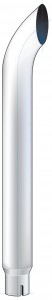 Curved Exhaust, Reducing 6"-5" I.Dia., Bottom, 72"L