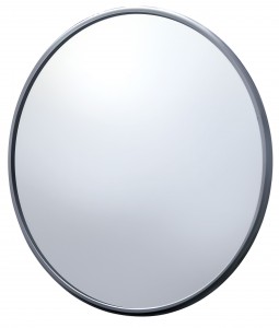 (Box)Chrome 5" Ribbed Mirror Head