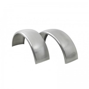 Aluminum Peterbilt 379 Front Fender - Driver/Left Side