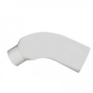 Chrome Peterbilt 379 Exhaust Elbow Replacement, 58 Angled, Reducing 7"-5" O.Dia.