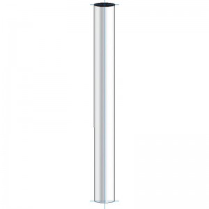 Straight Exhaust, 5" Dia., 24" L