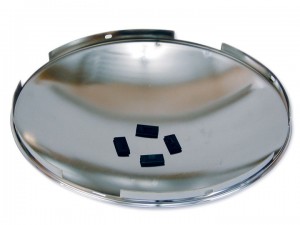 Stainless Steel Front Hubcap with 4 Notches