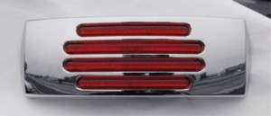 2inch X 6inch Flatline Red Trailer LED, (22 Diodes)