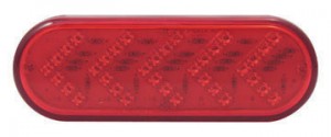 Oval Sequential Arrow Red LED, (35 Diodes)