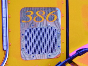 Peterbilt, 386 Fresh Air Intake Cover, With Logo
