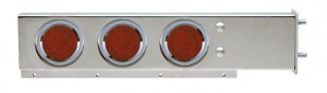 Mud Flap Hanger with Flat Top & 6 x 4inch LED & Bezels