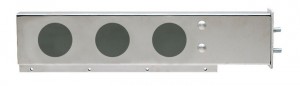 Mud Flap Hanger with Flat Top & 6 x 4inch Light Holes, 2 1, 2inch Bolt Spacing