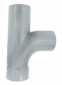 Aluminized Universal 90 Degree Y Pipe - 5" Dia., 16" L