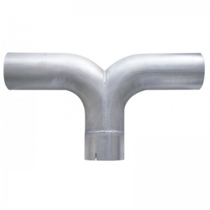 Aluminized Universal 5" Y Pipe - 25" Width X 14" Length
