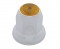 Chrome 33Mm X 2" Nut Cover W/ Flange & Reflector - Amber