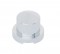 Chrome Plastic 1/2" X 1" Pointed Round Nut Cover For Hex Head Bolts