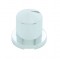 Chrome Plastic 5/8" X 1 1/4" Pointed Round Push-On Nut Cover For Hex Head Bolts