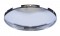 Chrome 5 Even Notch Front Dome Hub Cap - 7/16" Lip
