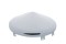 Chrome Universal Pointed Front Hub Cap - 7/16" Lip