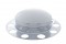 Chrome Front 3Pc. Axle Cover W/ Dome Hub Cap - Steel Ring