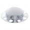 Chrome Front 3Pc. Axle Cover W/ Dome Hub Cap - Uni-Mount