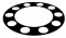 Black Plastic Rim Protector