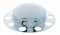 Chrome Front 2Pc. Axle Cover - Steel Ring