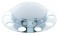 Chrome Front 2Pc. Axle Cover - Aluminum Ring