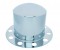 Chrome Rear 2Pc. Axle Cover - 10 Holes Uni-Mount Ring