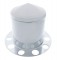 Chrome Pointed Rear 3Pc. Axle Cover - Steel Ring